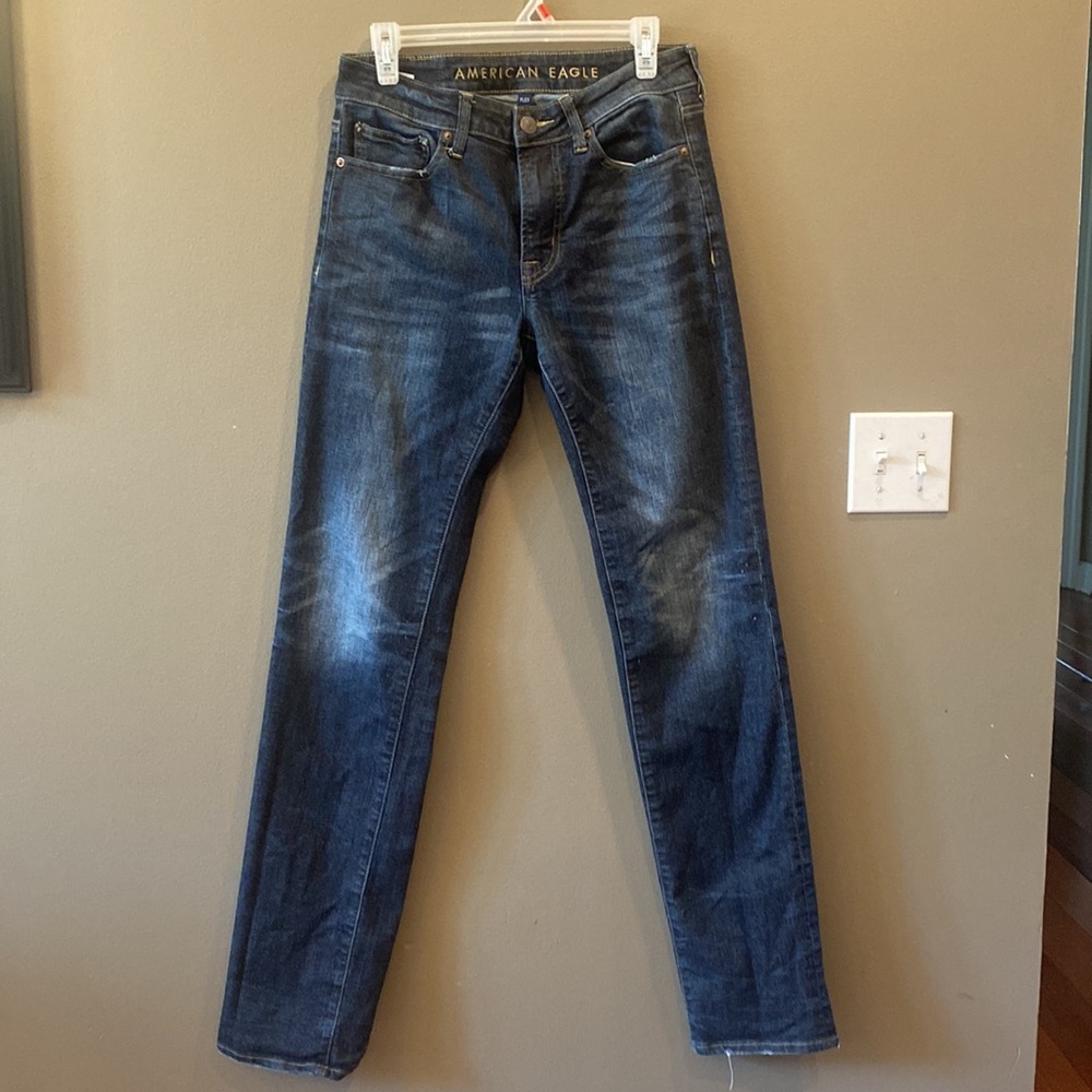 American Eagle Original Straight flex Jeans Size: 30 x 36